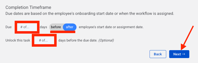 Complete Timeframe